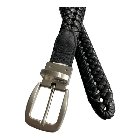 Braided Reversible Belt size M Black and Brown - Picture 4 of 10